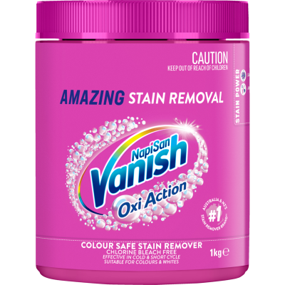 Vanish Napisan Oxi Action Colour Safe Stain Remover Powder 1kg