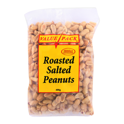 Value Pack Roasted Salted Peanuts 400g