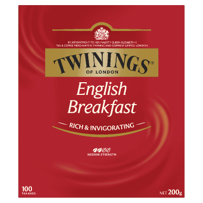 Twinings English Breakfast Tea Bags 100pk