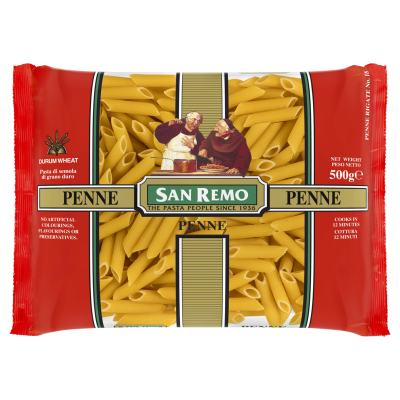 San Remo Penne No 18 Pasta 500g