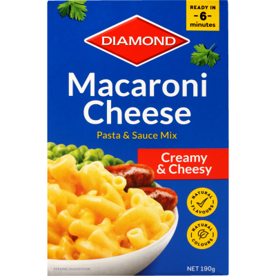 Diamond Macaroni Cheese Pasta & Sauce Mix 190g