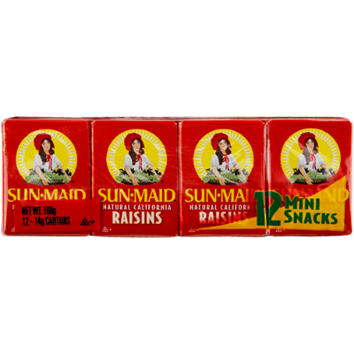 Sun-Maid Natural California Raisins 12 x 14g