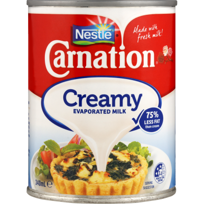 Nestle Carnation Creamy Evaporated Milk 340ml