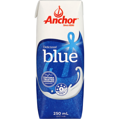 Anchor Blue UHT Longlife Milk 250ml