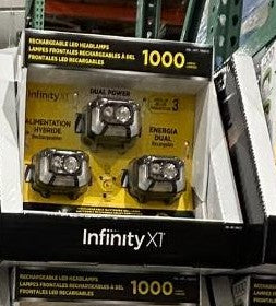 INFINITY X1 HEADLAMP 1000 LUMEN