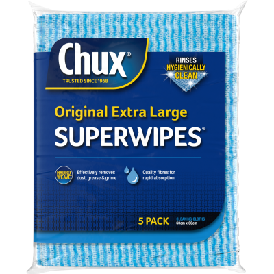 Chux Original Superwipes Extra Large 5pk