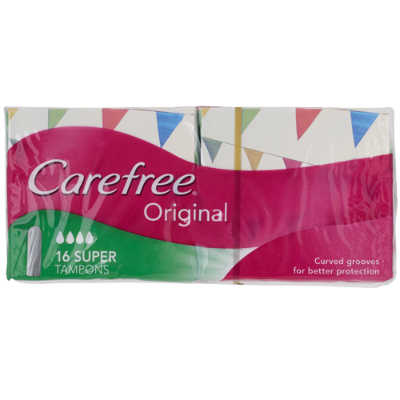 Carefree Original Super Tampons 16pk