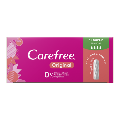 Carefree Original Super Tampons 16pk
