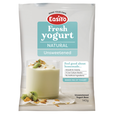 Easiyo Natural Unsweetened Yogurt Base 140g