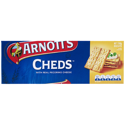 Arnott's Cheds Crackers 250g