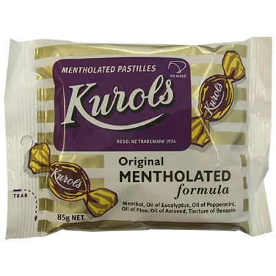 Mayceys Mentholated Pastilles Original 85g