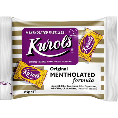 Kurol's Original Mentholated Pastilles 85g