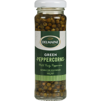 Delmaine Green Peppercorns 100g