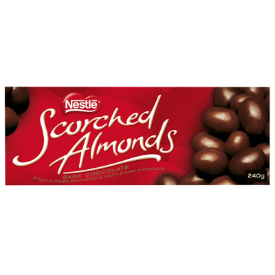 Nestle Dark Chocolate Scorched Almonds 240g