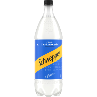 Schweppes Classic Dry Lemonade Soft Drink 1.5l