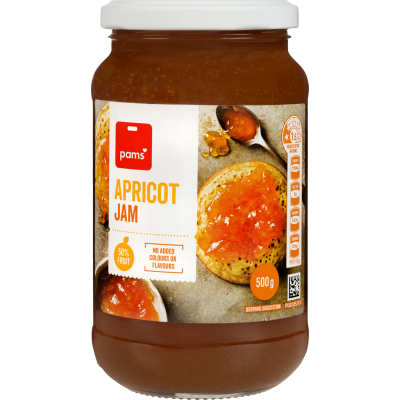 Pams Apricot Jam 500g