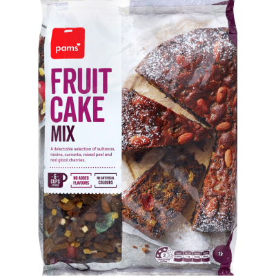 Pams Cake Mix Dried Fruit 1kg