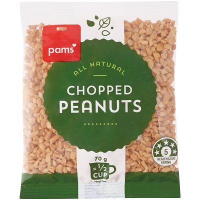 Pams Chopped Peanuts 70g