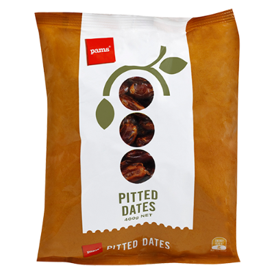 Pams Pitted Dates 400g