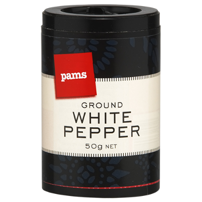 Pams Ground White Pepper Seasoning 50g