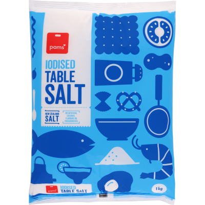 Pams Iodised Table Salt 1kg