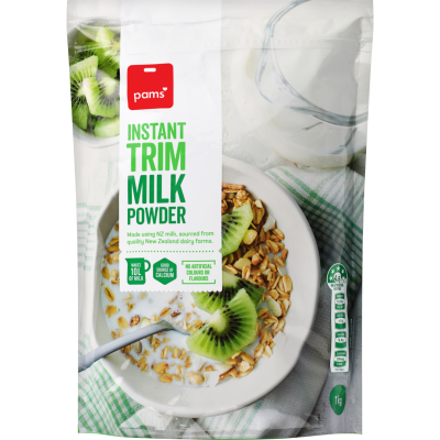 Pams Instant Trim Milk Powder 1kg
