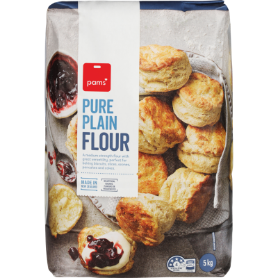 Pams Pure Plain Flour 5kg