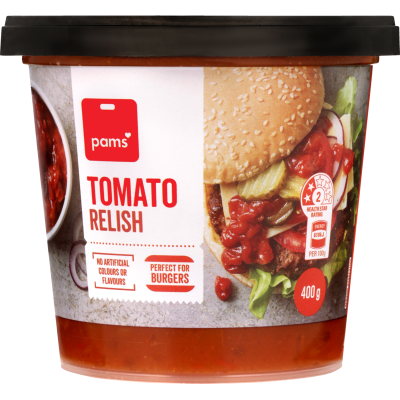Pams Tomato Relish 400g