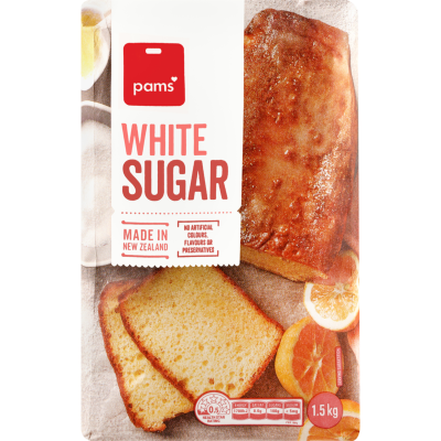 Pams White Sugar 1.5kg