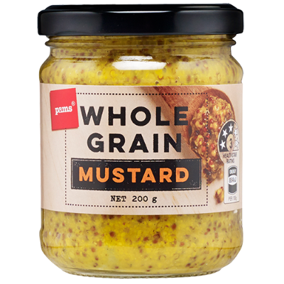 Pams Whole Grain Mustard 200g