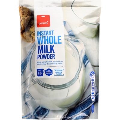 Pams Instant Whole Milk Powder 1kg