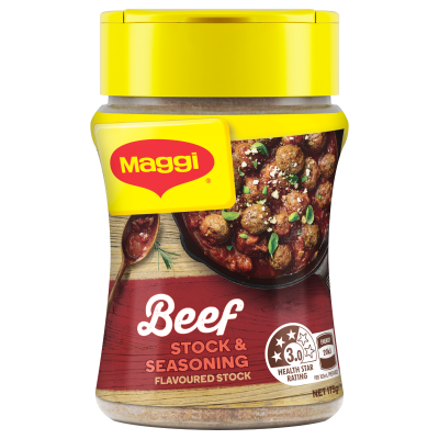 Maggi Beef Stock Powder & Seasoning 175g