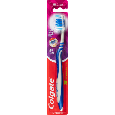 Colgate Zig Zag Medium Toothbrush 1pk