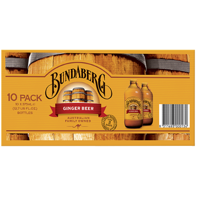 Bundaberg Ginger Beer 10 x 375ml