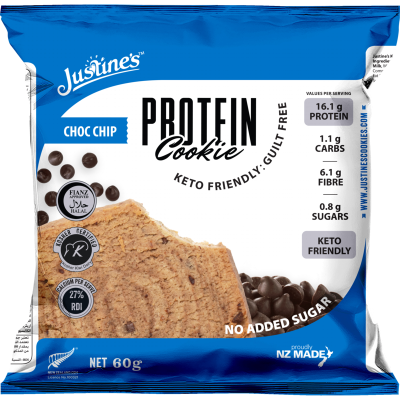 Justine's Choc Chip Protein Cookie 60g