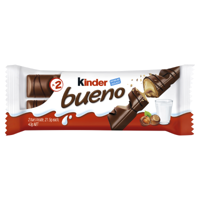 Kinder Bueno Chocolate Bar 2 x 22g