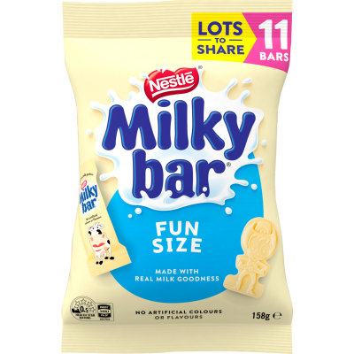 Nestle Milkybar Milk Chocolate Funpack 158g