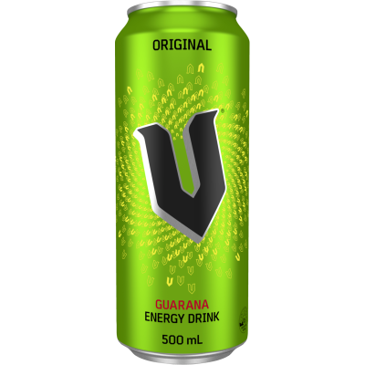 V Original Green Guarana Energy Drink 500ml