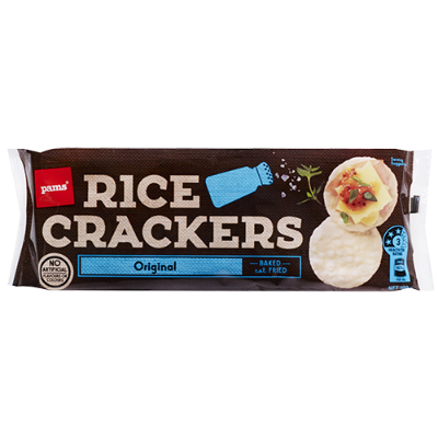 Pams Original Rice Crackers 100g