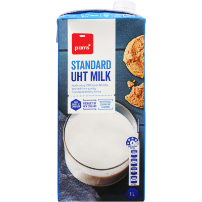 Pams Standard UHT Milk 1l
