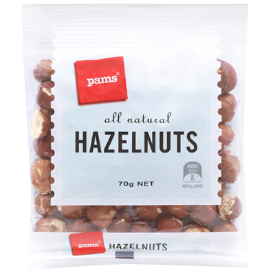 Pams Hazelnuts 70g