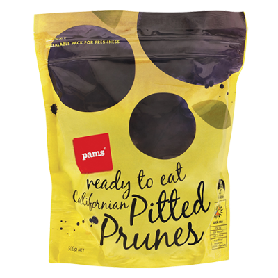 Pams Californian Pitted Prunes 500g