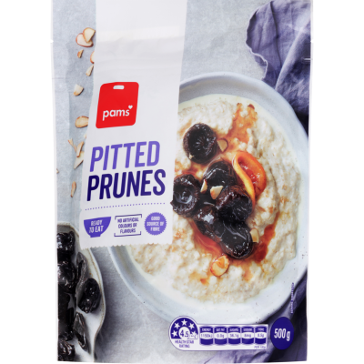 Pams Pitted Prunes 500g