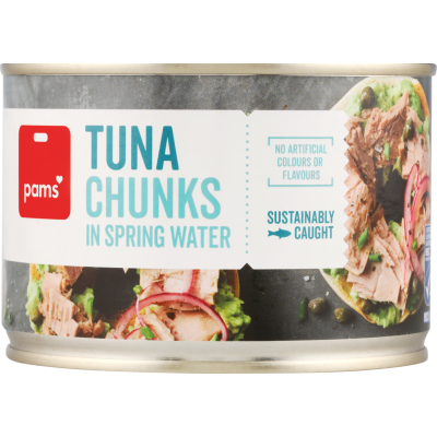 Pams Tuna Chunks In Spring Water 425g