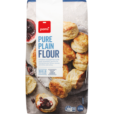 Pams Pure Plain Flour 2.5kg