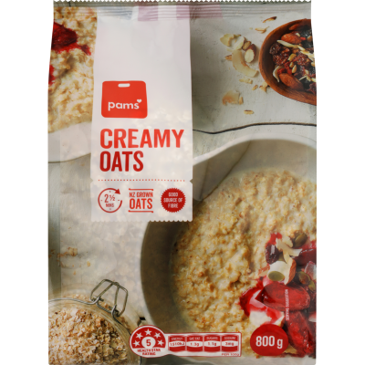 Pams Creamy Oats 800g