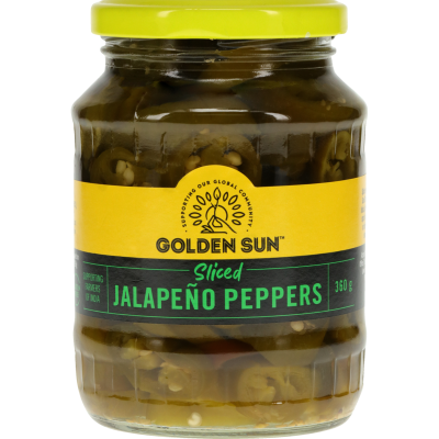 Golden Sun Sliced Jalapeno Peppers 360g