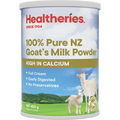 Healtheries 100% Pure Goat's Milk Powder 450g
