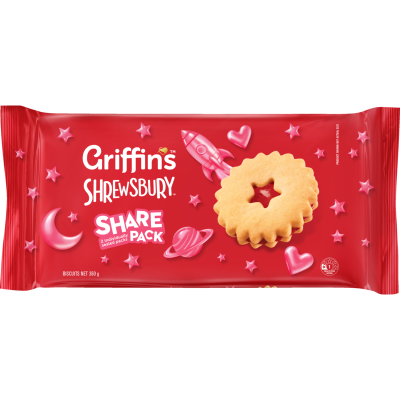 Griffin's Shrewsbury Biscuits Share Pack 350g