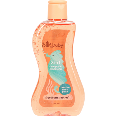 Silk Baby 2 In 1 Shampoo & Conditioner 200ml